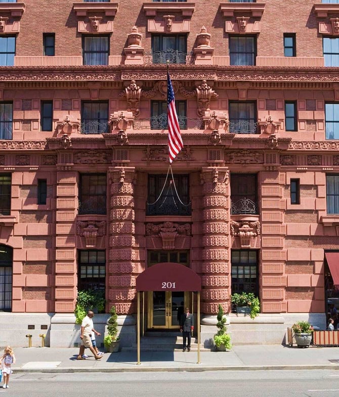The Lucerne Hotel New York exterior – historic boutique hotel featured in digital marketing case study by Easygridon Marketing