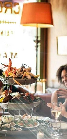 dining experience – restaurant featured in hospitality marketing campaign by Easygridon Marketing